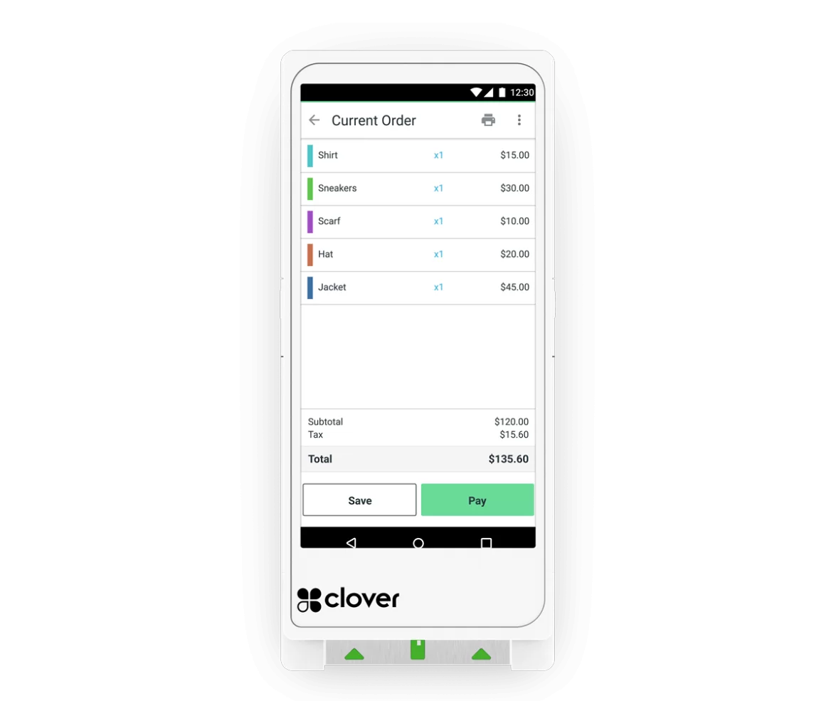 Terminal de paiement intelligent Clover Flex 3